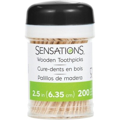 Toothpicks - Wooden- 200pcs