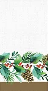 Napkins - Guest Towel - Golden Holly - 16pkg - 3ply