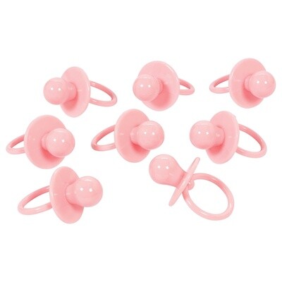 Baby Shower Large Pacifier Charms - Pink