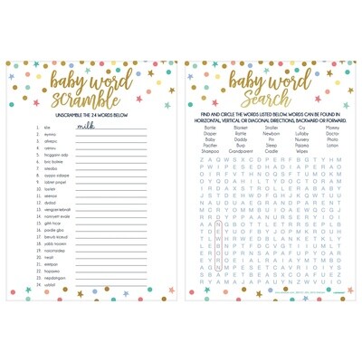 Games - Baby Words - 24pcs