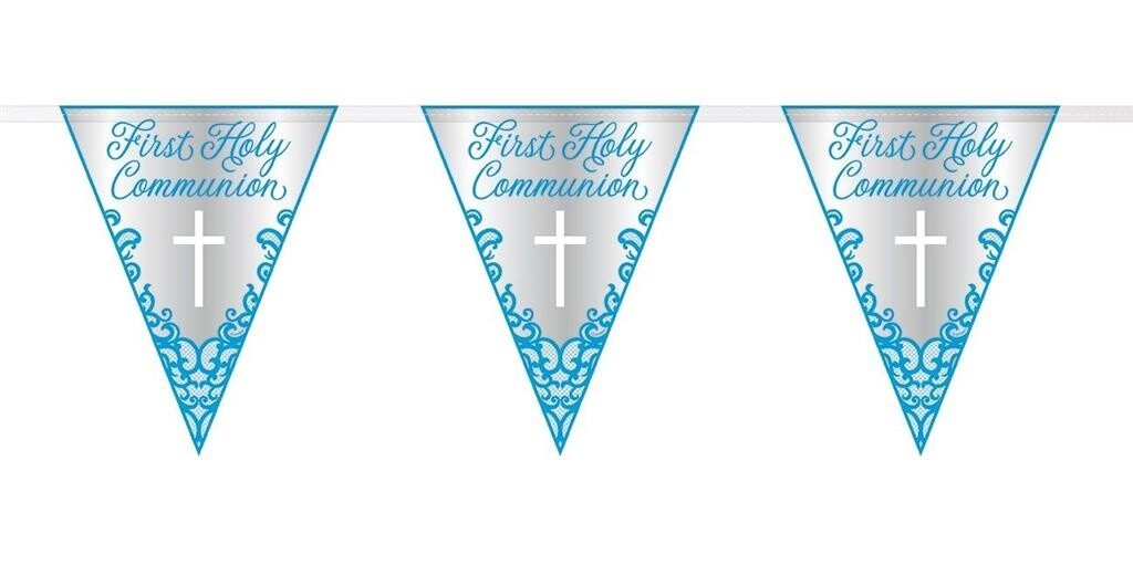 Banner - 1st Holy Communion - Blue - 9 FT
