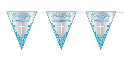 Banner - 1st Holy Communion - Blue - 9 FT