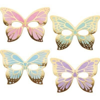 Masks - Paper - Butterfly Shimmer - 8PCS
