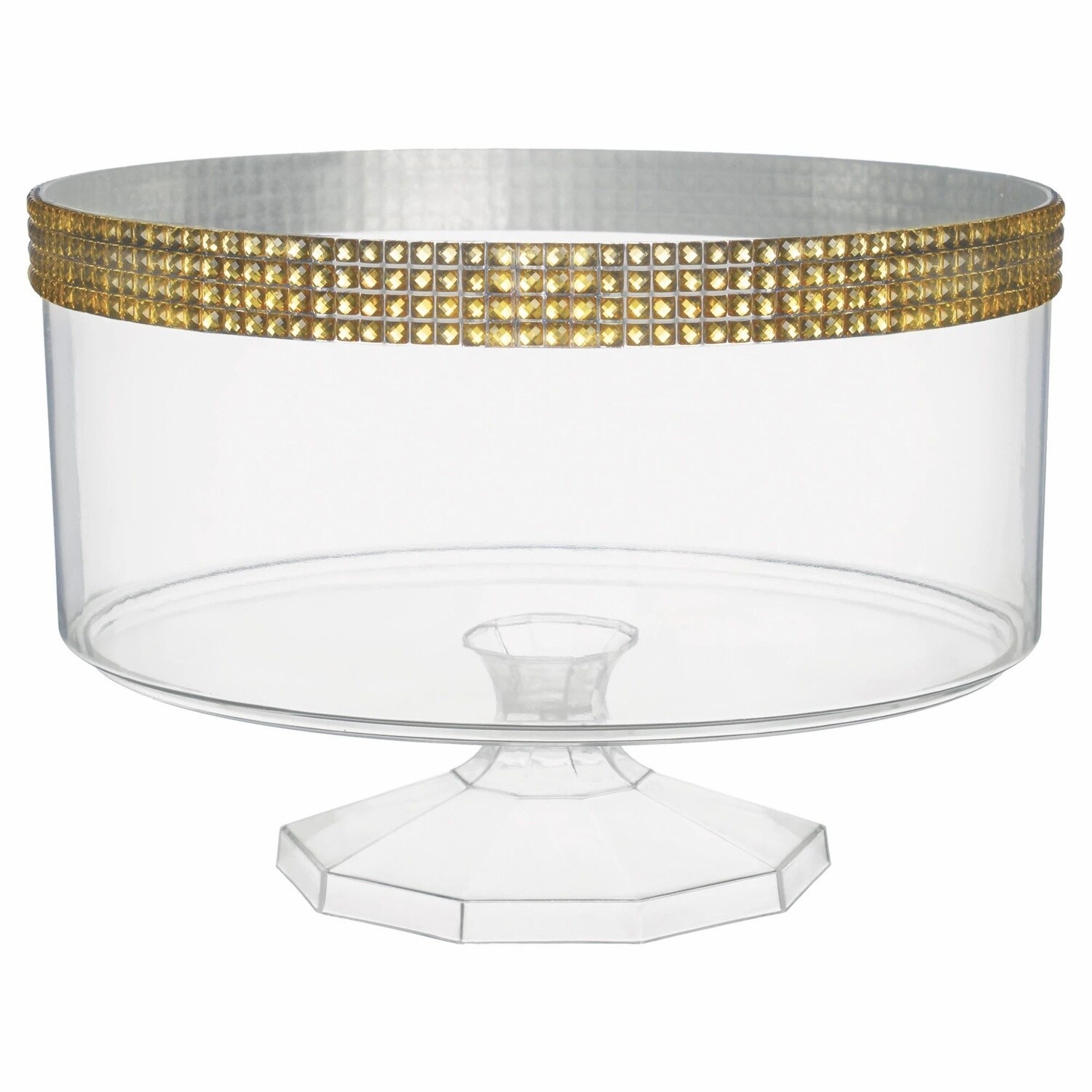 Small Trifle Container w/ Gold Gems
