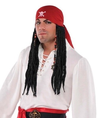 Wig - Bandana with Dreads - 1pc