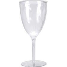Wine Glasses - Plastic - 8oz - 8pkg