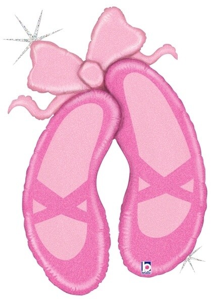 Foil Balloon - Supershape - Ballet Slippers - 40&#39;&#39;