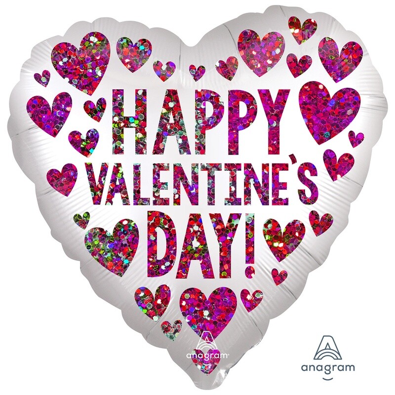 Foil Balloon - Valentine&#39;s Sequins