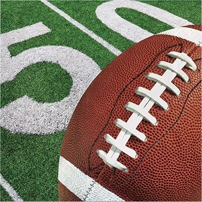 Napkins - LN - Football Party - 2 ply - 16 pk