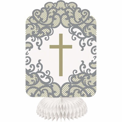 Centerpiece - Gold Cross - 3 PCS