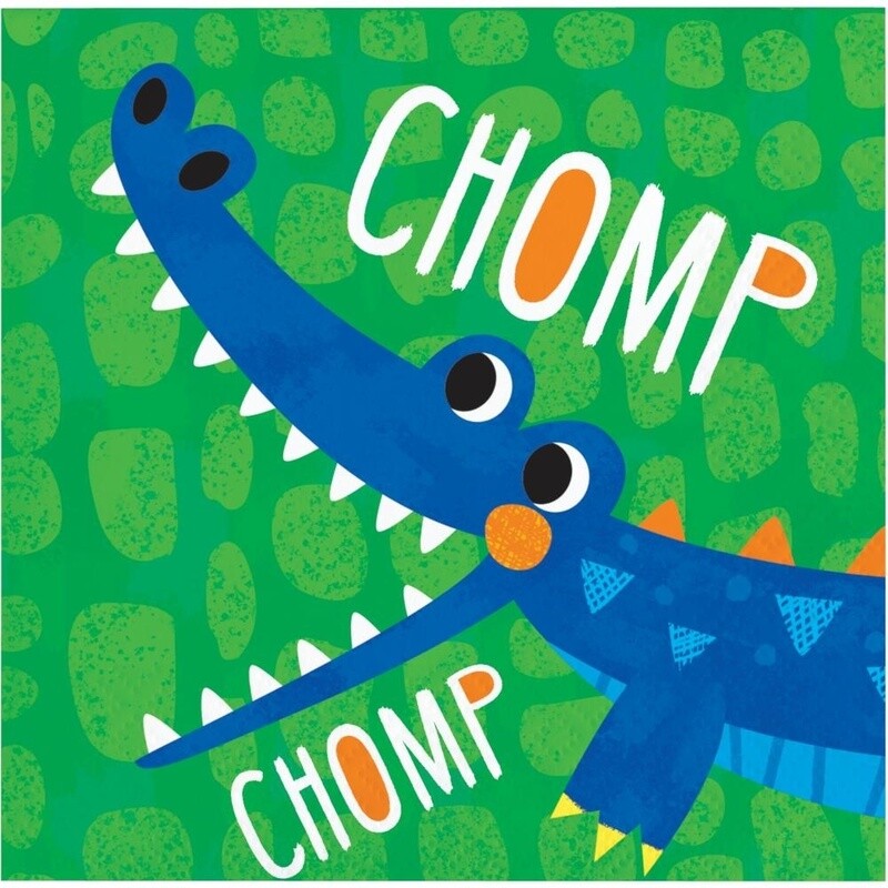 Napkins Bev - Alligator Party - 16pk