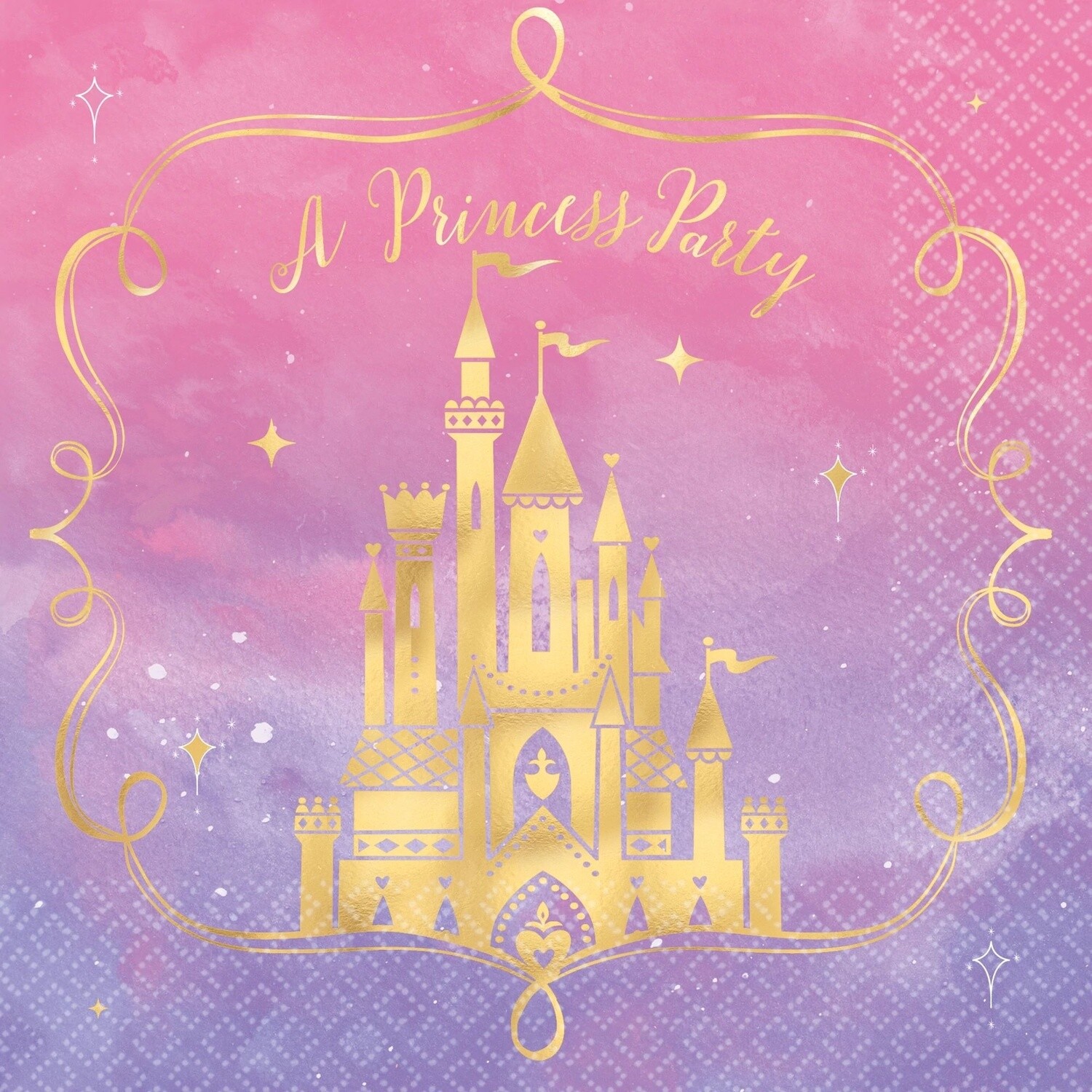 ©Disney Princess Luncheon Napkins - Hot-Stamped