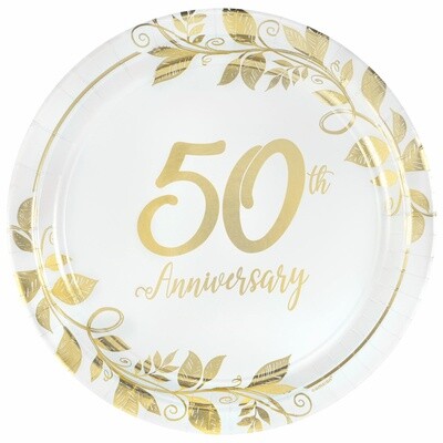 Plates - DN 50th anniversary - 10.5&quot; - 8 pk