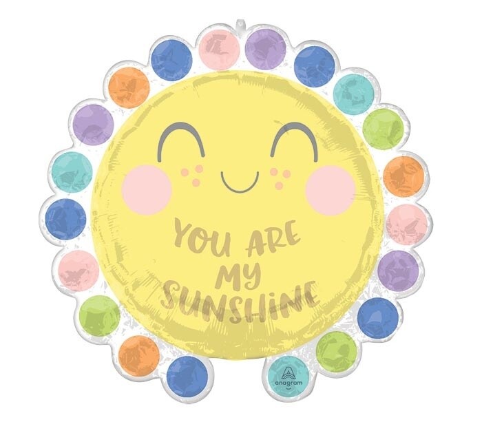 Foil Balloon - Dot Baby Circle - 26&quot;