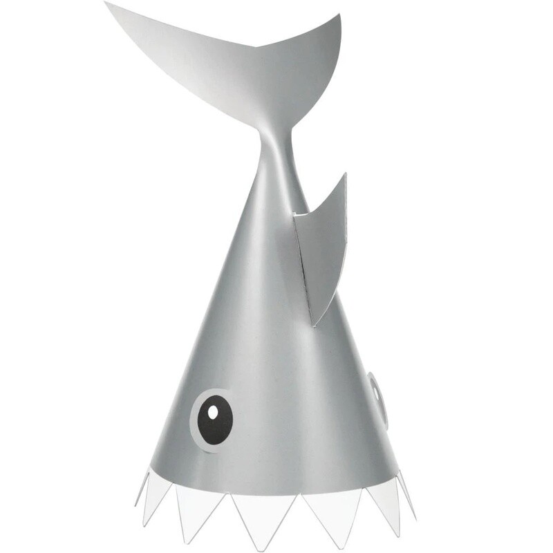Party Hat - Shark - 8 PCS