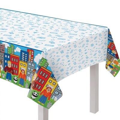Roblox Party Town Paper Tablecover