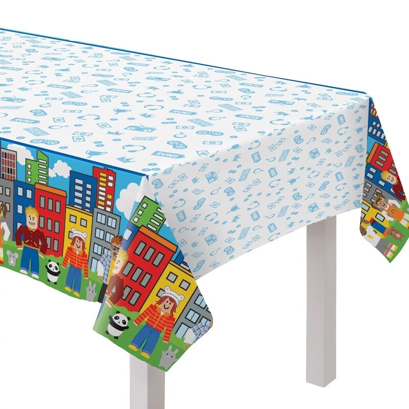 Roblox Party Town Paper Tablecover