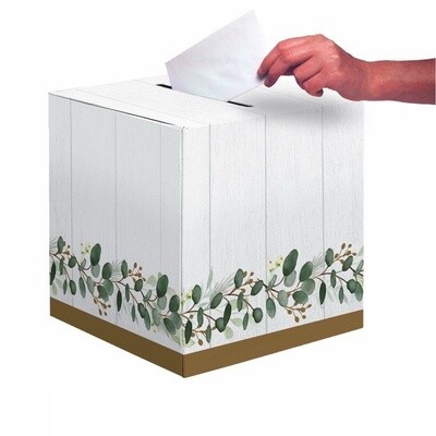 Card Box - Eucalyptus Greens - 1pc