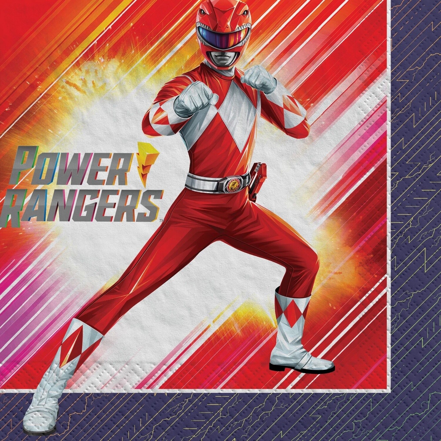 Napkins - LN - Power Rangers - 16pkg - 2ply