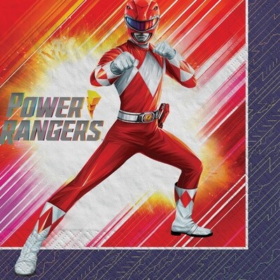 Napkins - LN - Power Rangers - 16pkg - 2ply