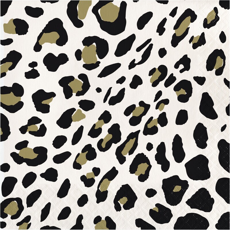 Napkins - LN - Leopard - 16pkg - 2ply