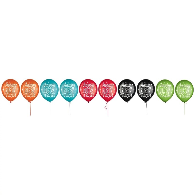 Latex Balloons - New Year - 12&quot; - 15 PCS