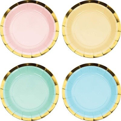 Plates - Bev - Pastel - 8pkg