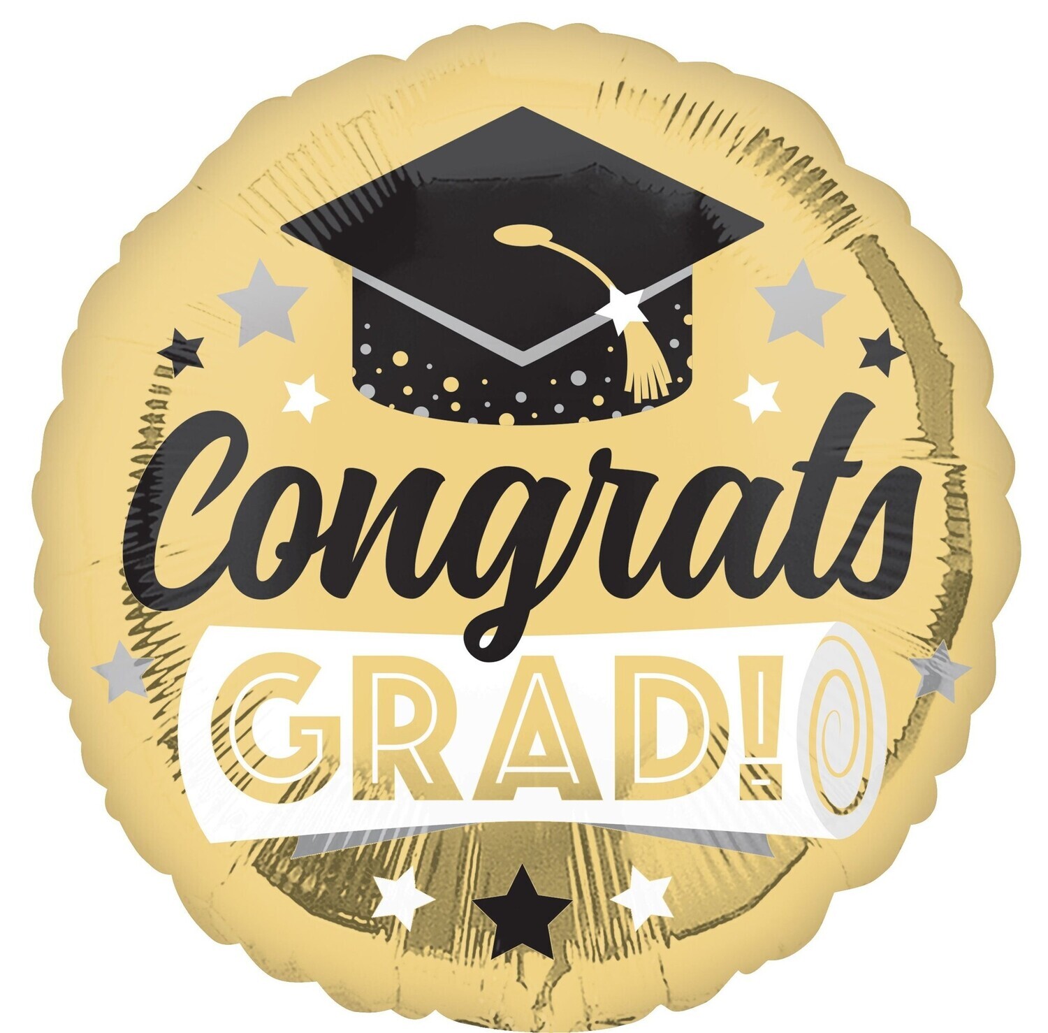 Foil Balloon - Congrats Grad - 18&quot;
