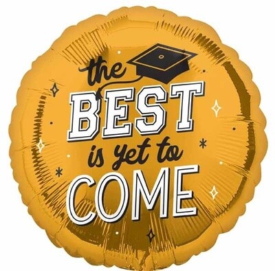 Foil Balloon - Grad - The Best is yet to come - Jumbo
