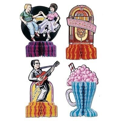 Mini Centerpieces - Classic 50&#39;s - 4pkg