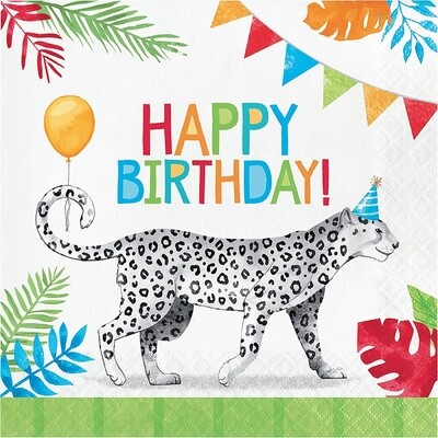 Napkins - LN - Party Animals - 16pkg - 2ply