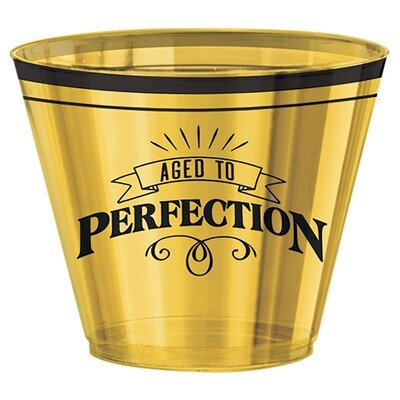 Tumbler - Plastic - Aged To Be Perfection - 9 OZ.