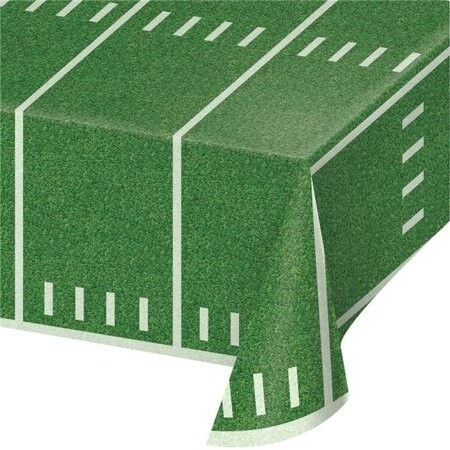 Table Cover - Plastic - Football Field - 54&quot;X108&quot;