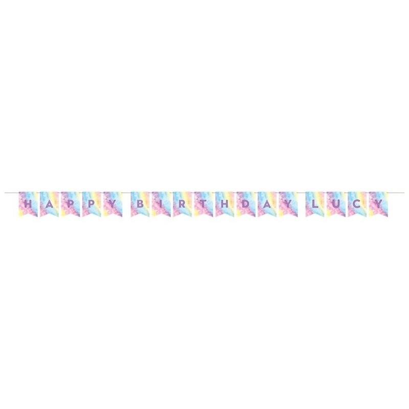 Banner - Tie Dye  Party - 10.5 Ft X 6&quot;