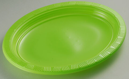 Plates - Plastic - Fresh Lime - 9&quot; - 20Pk