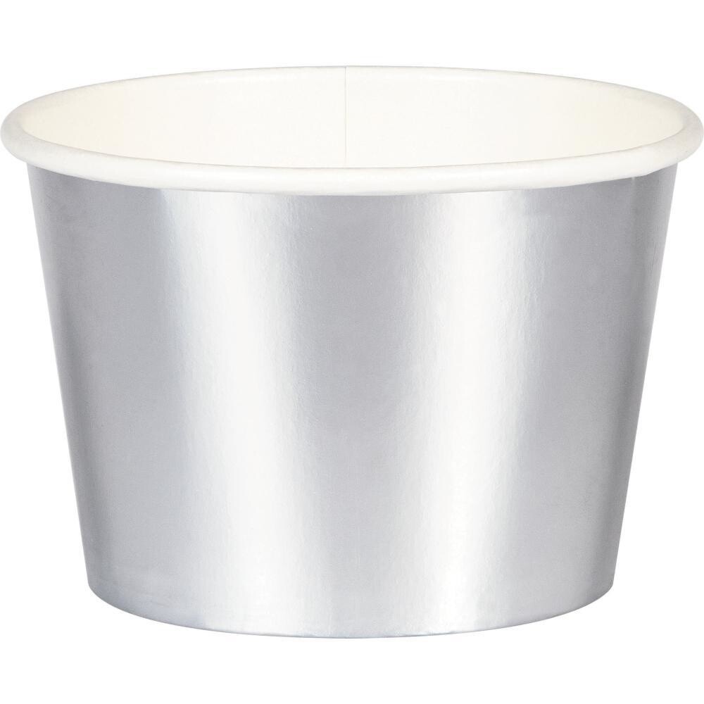 Treat Cups - Silver - 9OZ. - 8 PCS