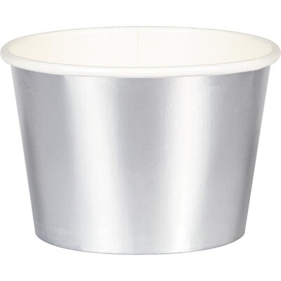 Treat Cups - Silver - 9OZ. - 8 PCS