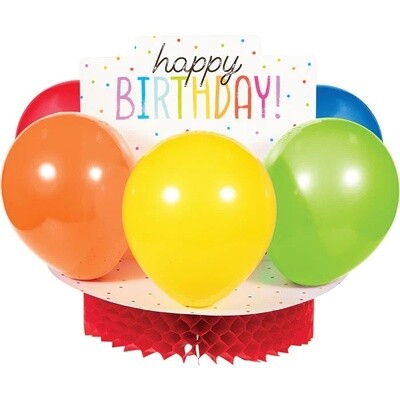 Centerpiece - Balloon Bash - 11.7&quot; X 12&quot;