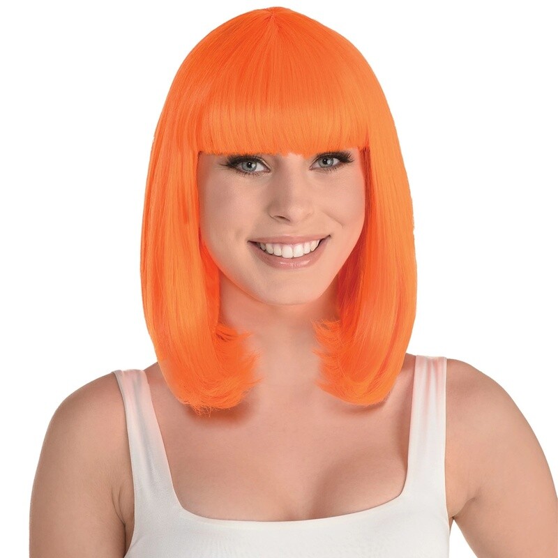 Long Bob Wig - Orange