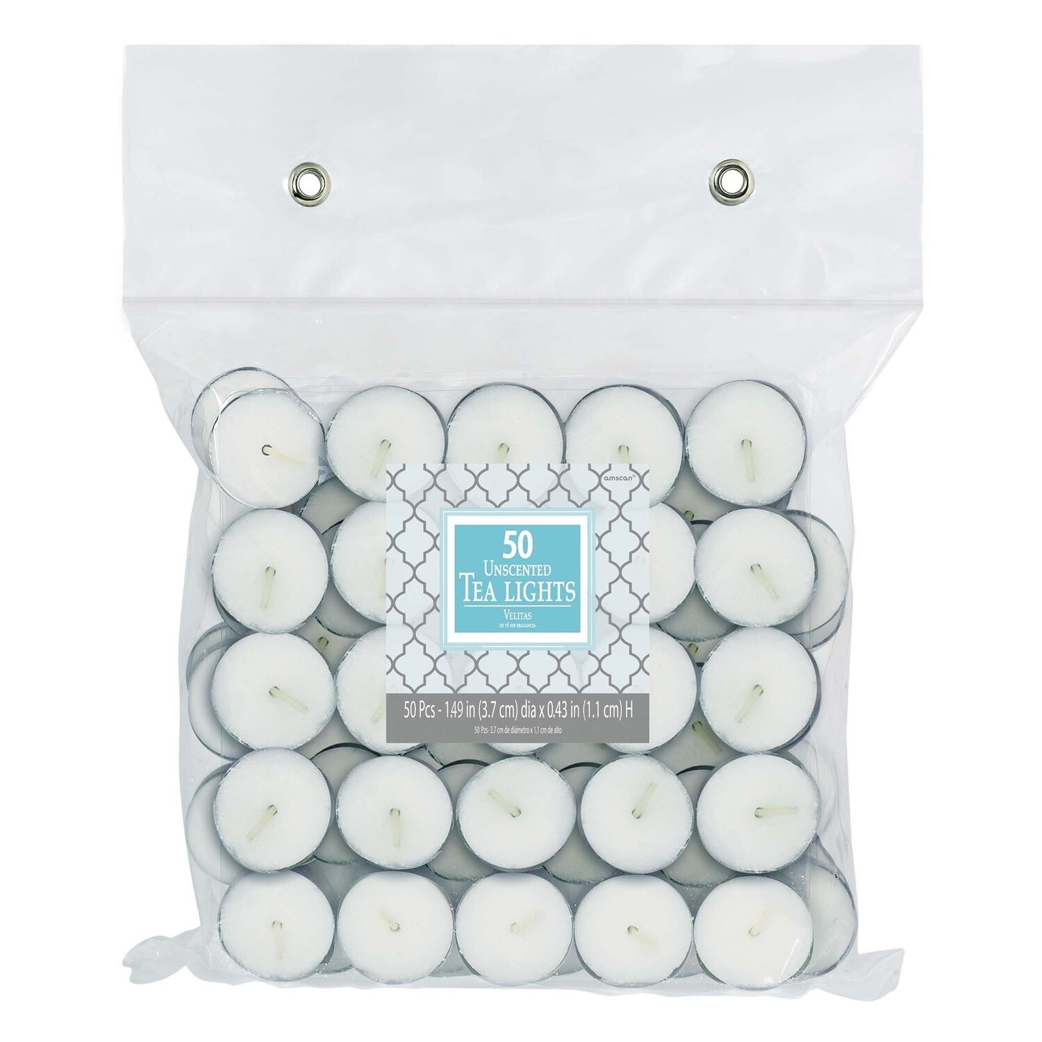 Tea Lights Candles - Unscented - 50 PCS