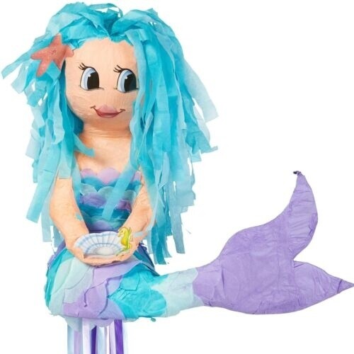 Pinata - Mermaid 3D - Blue-  1pc