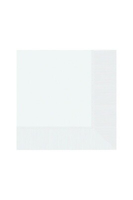 Napkins - LN - White - 40pkg