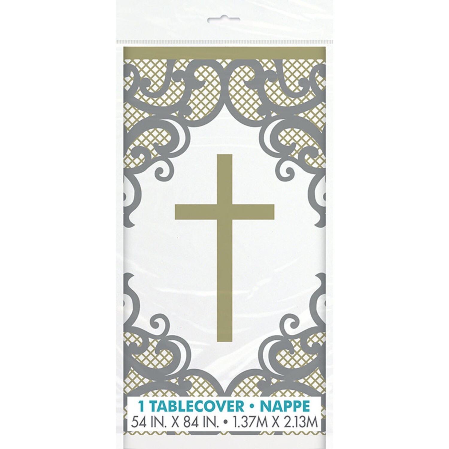 Tablecover - Fancy Gold Cross