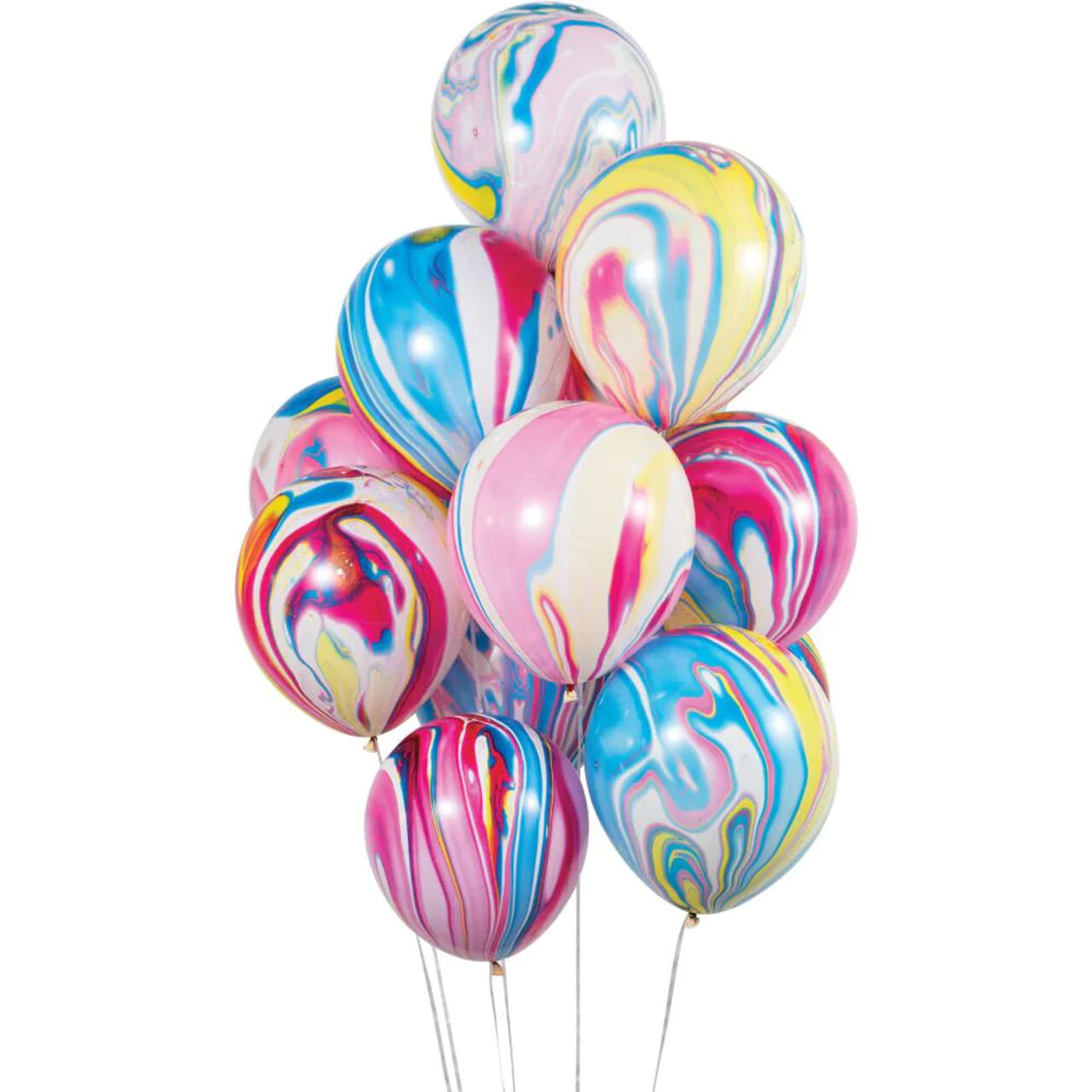 Latex Balloons - Marble - 12pcs