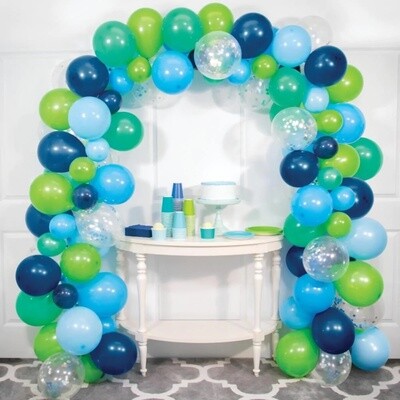 Balloon Garland Kit - Aqua - 81 PCS