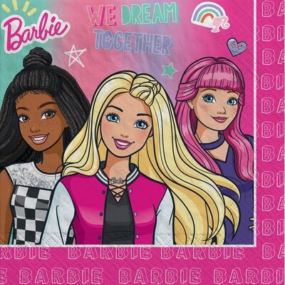 Napkins - LN - Barbie Dream Together - 16pk - 2ply