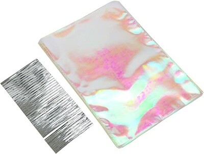 Loot Bags - Iridescent Clear - 5x11&quot; - 10ct
