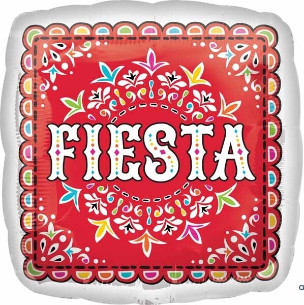 PAPEL PICADO 18&quot; SQR FOIL BALLOON