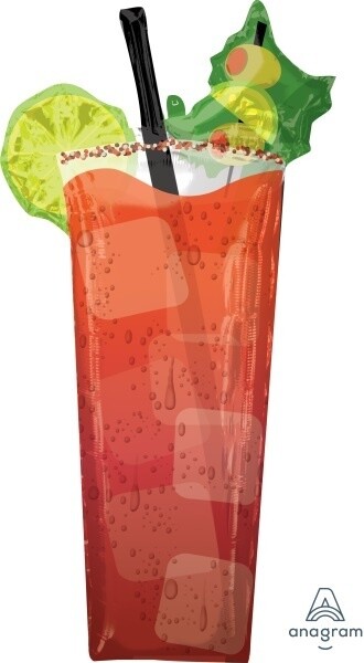 BLOODY MARY 37&quot; XL SHAPE FOIL BALLOON