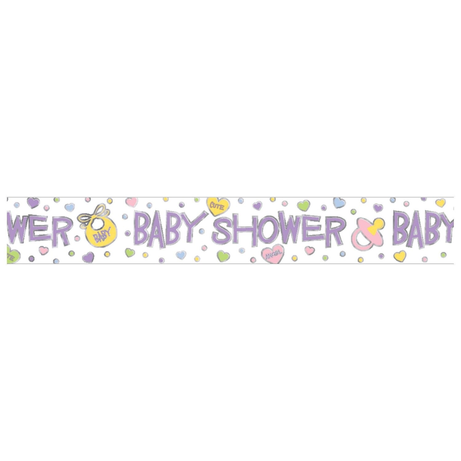 Foil Banner - Baby Shower - 12ft